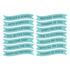 Spellbinders BetterPress Plate & Die - Signature Sentiments